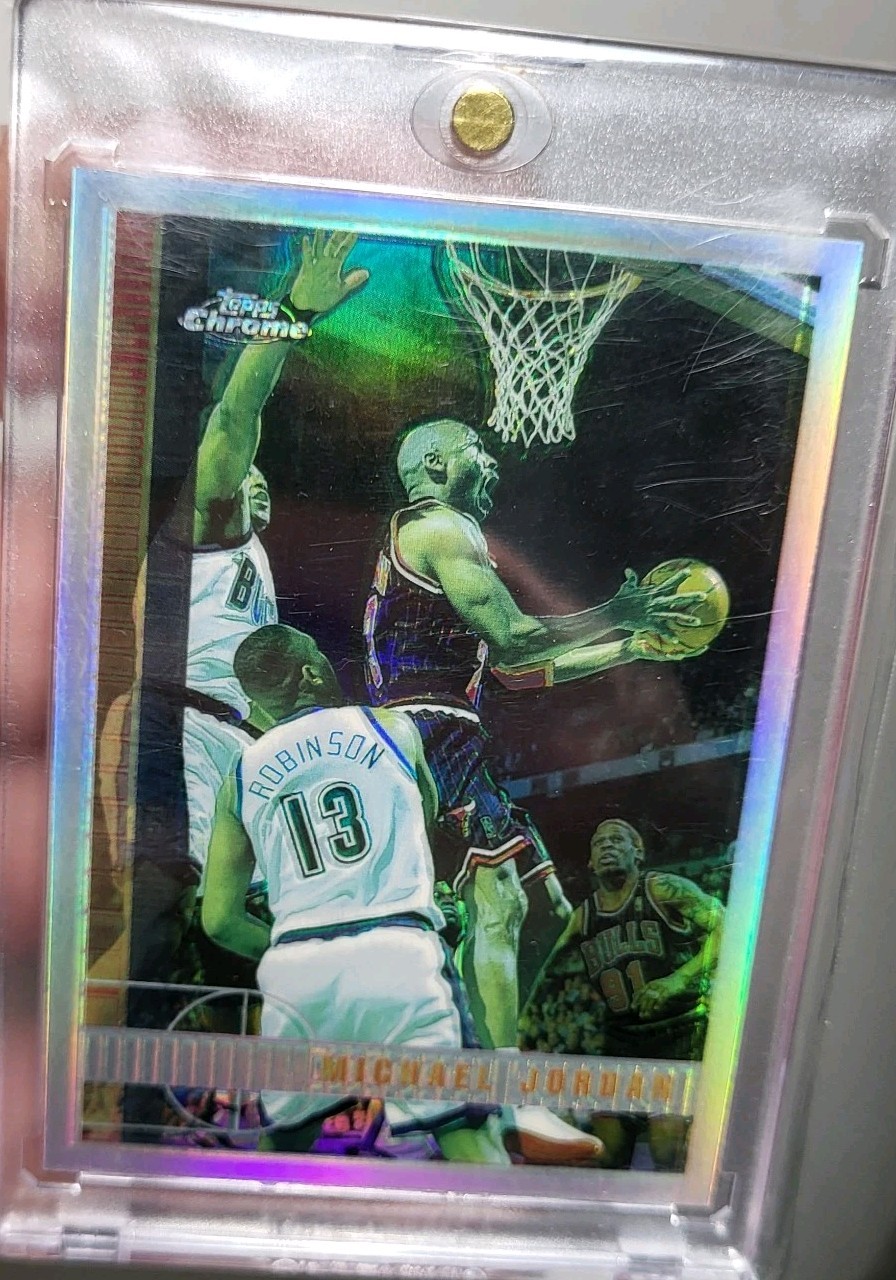 1997 Topps Chrome Refractor Michael Jordan #123