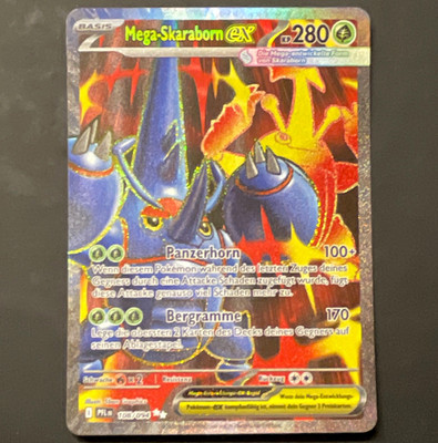 Pokémon TCG Mega-Skaraborn EX Pokémon-Karte KP 280 108/108 Holo Deutsch
