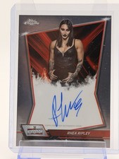 2026 Topps Chrome WWE RHEA RIPLEY Red Brand AUTO Autograph #RBA-RHE