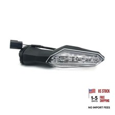 A Pair LED Turn Signal Indicator Lights For Kawasaki ZX-4R ZX-4RR ZX Clear Lens