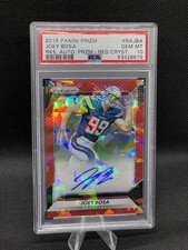 Joey Bosa Rookie RC • 2016 Panini Red Cracked Ice Auto PSA 10 Gem Mint • POP 6