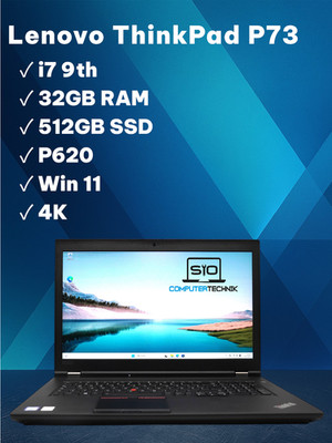 Lenovo ThinkPad P73 Workstation    i7 (9. Gen) | 32GB RAM | 512GB SSD P620 4K#D1