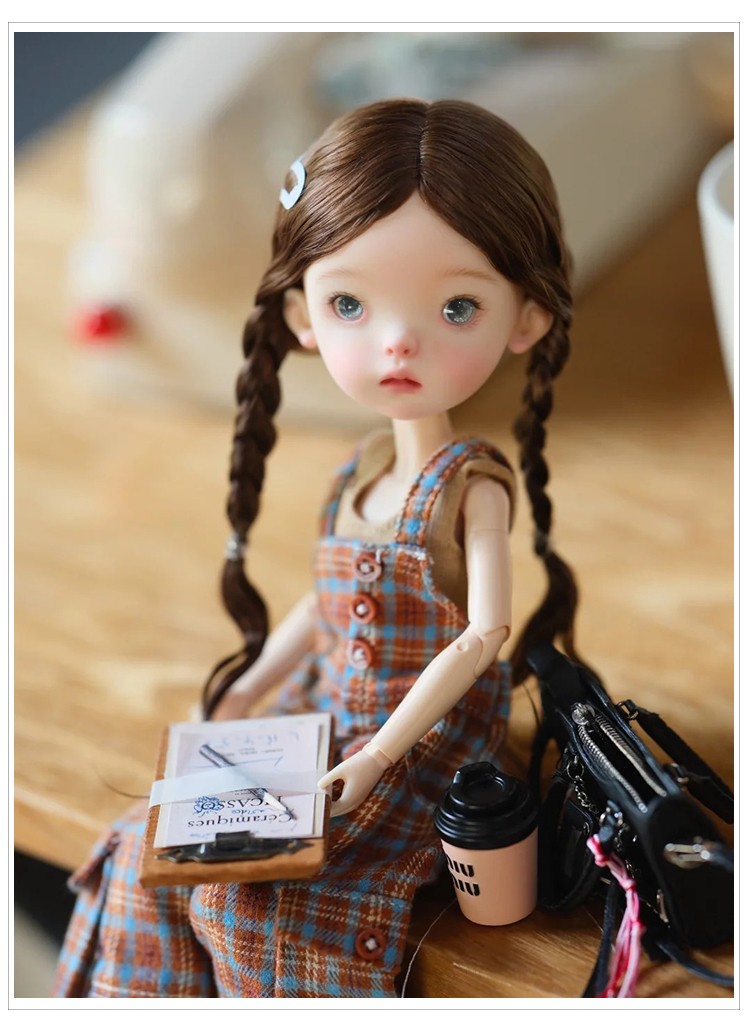 Landoudou 1/6 BJD Doll SD Faceup Eyes Resin Girl Landazz Female