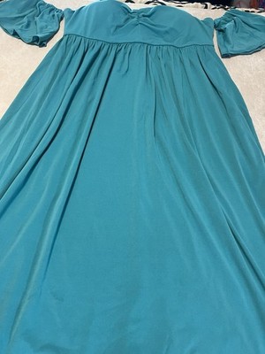 #7668. NEW! Dress Alisa Women's Turquoise Maxi/Formal Dress. Size XXL