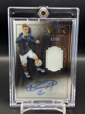 Antoine Griezmann /52 OnCard Auto Patch, 2016-17 Panini Noir , France