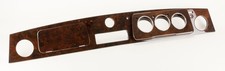 Classic Mini MPi wood dashboard burr walnut 3 clock + 1 w/chrome dash RHD new