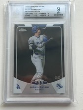 2024 Topps 50/50 SHOHEI OHTANI Chrome 61 Black Refractor 1/10 BGS 9 MINT