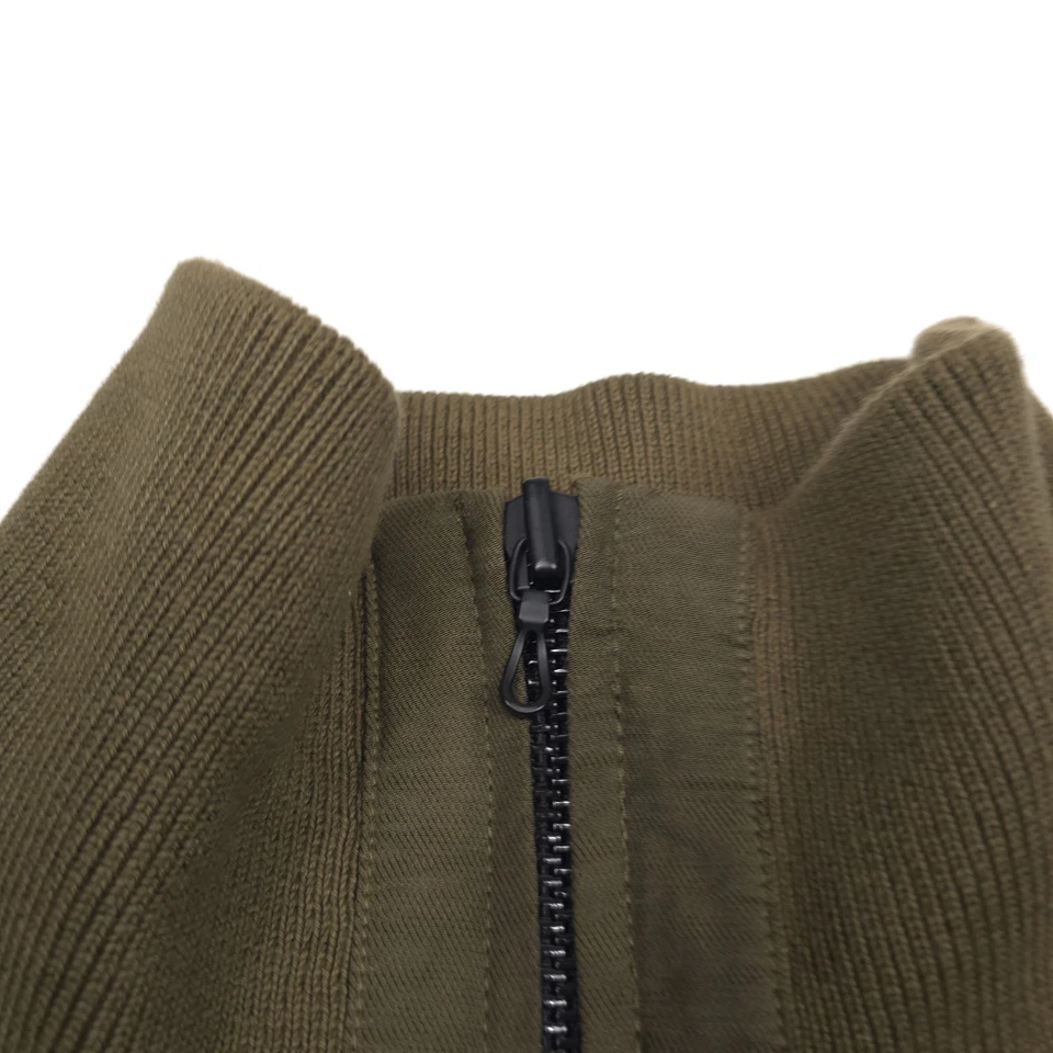 $328 Rag & Bone Dexter Andrew Green Full Zip Funnel Neck Sweater Mens Size Small - Image 4 of 4