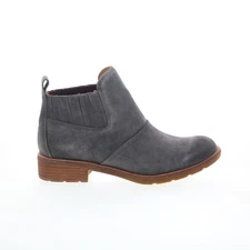 Sofft Bellis SF0007328 Womens Gray Suede Slip On Ankle & Booties Boots 6