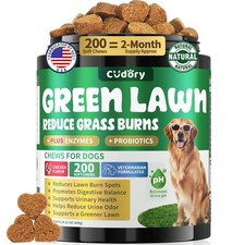 Dog Urine Neutralizer for Lawn, Green Grass Chews Dogs, 200 Ct,