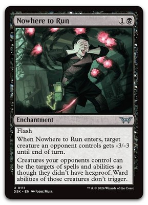 Nowhere to Run #111 (NM) Duskmourn DSK Magic MTG
