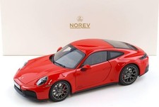 2025 Porsche 911 992-2 Carrera 4 GTS Coupe Red in 1:18 scale by Norev