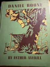 1945 Daniel Boon By Esther Averill Special Edition Green Hard Back