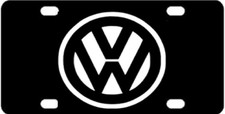 Aluminum License Plate Tag 6 X 12 Made In Usa For Volkswagen