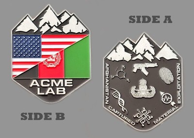 ACME Lab Afghanistan Material Exploitation Challenge Coin  1#29