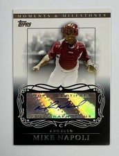 2007 Topps Moments &amp; Milestones #RA-MN Mike Napoli Auto AR147