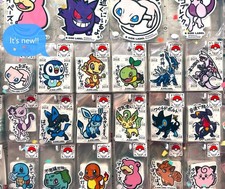 Pokemon Sticker B-side Label Pokemon Center Made In Japan New