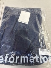 Reformation Lottie Denim Mini Dress Size 10