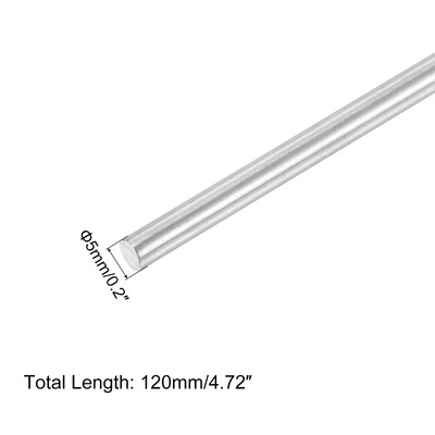 MECCANIXITY 304 Stainless Steel Round Rods – 0.5mm X 400mm, Pack Of 20 For DIY Models & Crafts - View #8