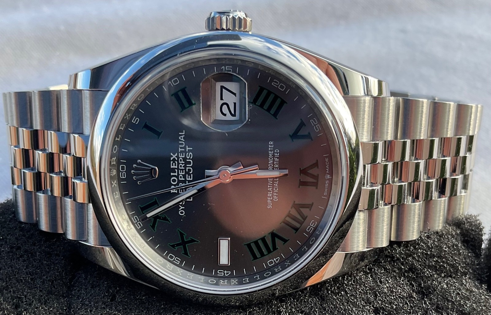ROLEX  DATEJUST  36mm WIMBLEDON DIAL 126200 DEC 25 UNWORN image 3