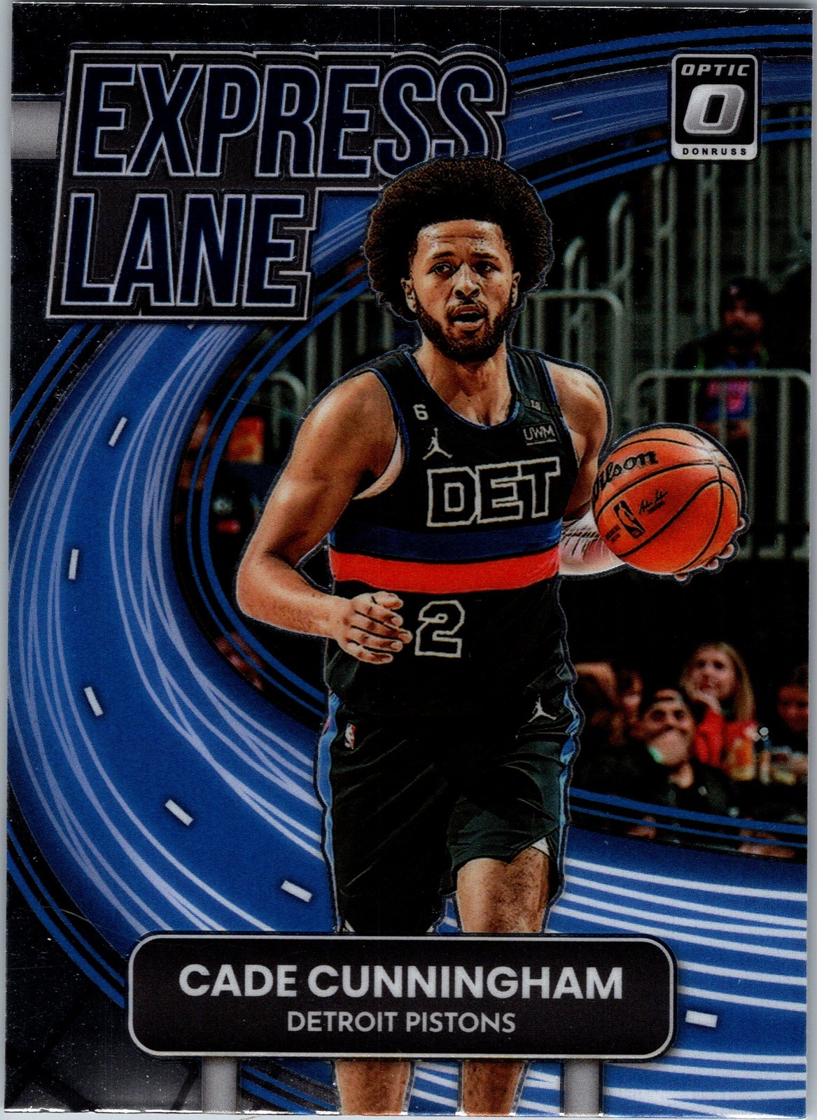2022-23 Donruss Optic #17 Cade Cunningham Express Lane Holo