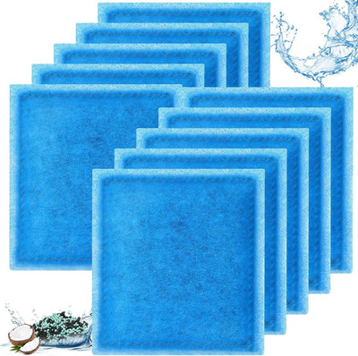 Qwakay Aquarium Filter Replacement Cartridge - 10 Pack Rite Size C Fish Tank Car