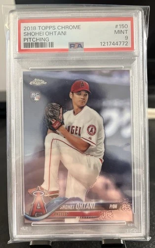 2018 Topps Chrome - Shohei Ohtani PSA 9 #150 White Jersey (RC)