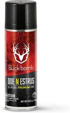 Buck Bomb Natural Doe 'N Estrus Aerosol Scent | 6.65 Oz (189 G.)