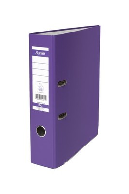 5702231046219 Segregator dźwigniowy Bantex 80mm fioletowy Hamelin Group