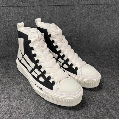 AMIRI Skel Court Hi Sneakers Men's Size US 11 Black AMFOSR1149-001