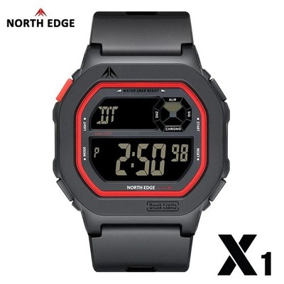 North Edge X1 Herrenuhr Damenuhr Digital Sport 50M Wasserdicht Smartwatch