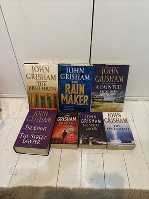 7 x John Grisham, 4 Hardcover and 3 Softcover Books 