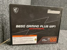 MSI B650 GAMING PLUS WIFI AM5 AMD B650 PCIe 4.0 Wi-Fi 6E ATX Motherboard