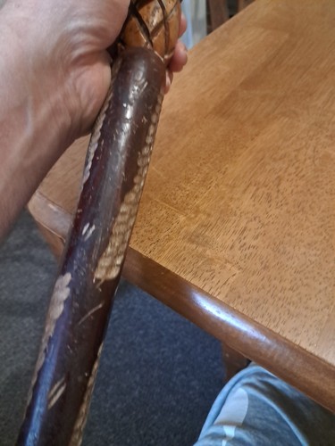 Stunning Wooden African hard wood Walking Stick Cane 103cm - Picture 12 of 23