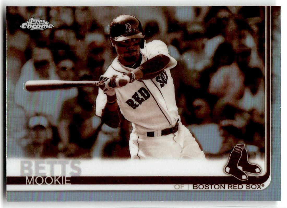 2019 Topps Chrome - Mookie Betts #50 Sepia Refractor