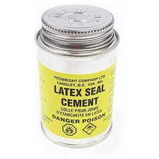 Bare Drysuit Latex Seal Cement, 4 Ounce Size, For Repairing Drysuits
