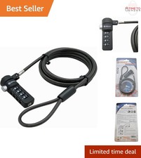 Laptop Security Cable Zinc Alloy Combination Lock 6ft Theft Deterrent