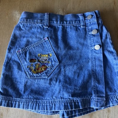 Vintage Kids Girl Skirt Shorts Nickelodeon Size 4-s Rugrats Angelica Pickles 90 