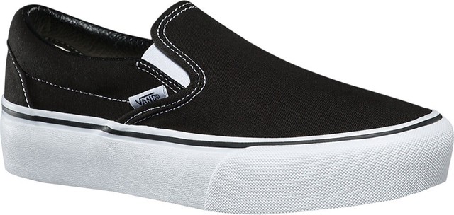 vans perforated leather slip on
