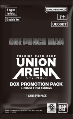 Union Arena One Punch Man Box Promotion Pack English - New, Factory Sealed