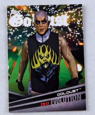 Goldust WWE Wrestling Topps Trading Card Raw Smackdown WCW 2017 Evolution