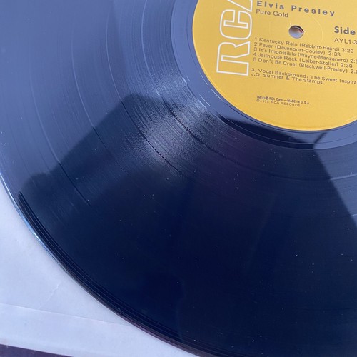 Elvis Presley Pure Gold 1975 LP AYL1-3732(e) RCA Best Buy Series Vintage Vinyl - Picture 5 of 8