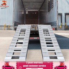 2-Pack Truck Car Auto Trailer Ramps Aluminum Trailer Ramp Loading Ramps 6800lbs