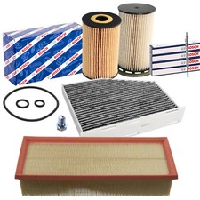 BOSCH FIlter Schraube Glühkerzen Satz für VW PASSAT B7 TIGUAN 5N 2.0TDI AUDI