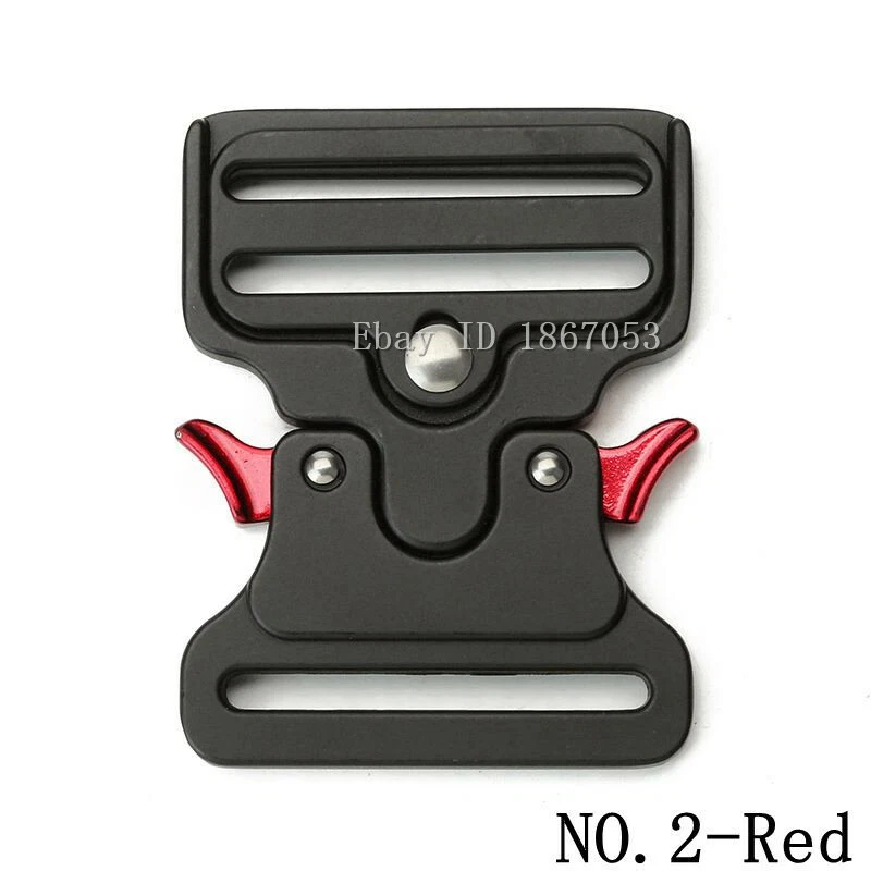 50 52 43 25 32 38 mm táctico liberación rápida hombres hebilla de cinturón militar hebilla de metal Foto 4 de 4