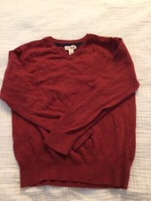 cat  Jack Boy  s V Neck Sweater Red Size S 6/7