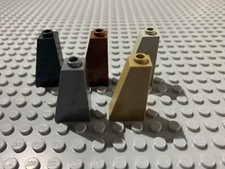 Piezas LEGO 4460 4460b (2 piezas) Pendiente 75 2x1x3 Perno Empotrado Elige Color
