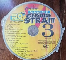 GEORGE STRAIT GREATEST HITS COUNTRY KARAOKE CDG CHARTBUSTER 5046-03 CD G MUSIC
