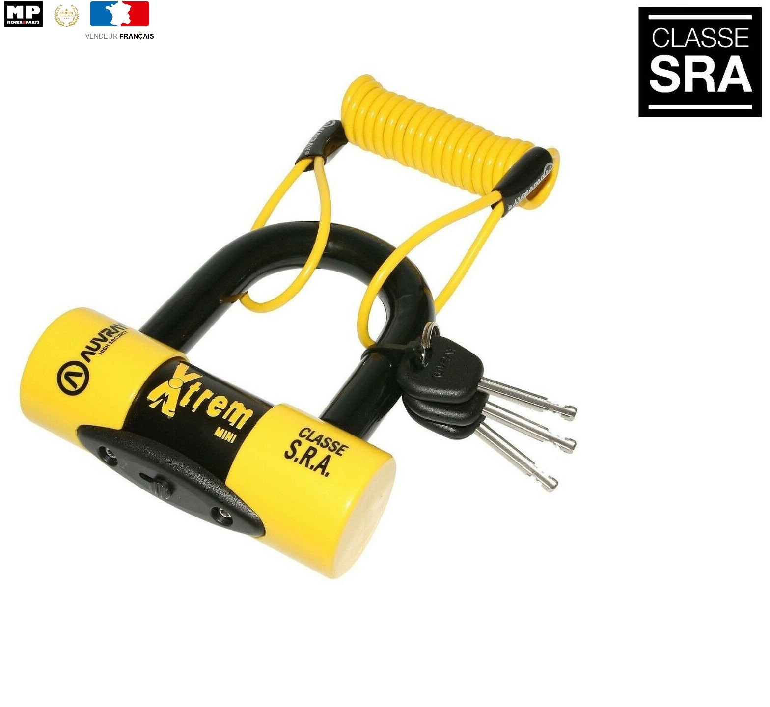 Antivol de haute précision SRA Auvray Xtrem en acier blindé