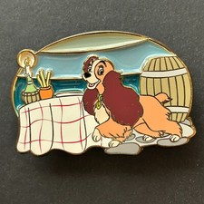 Lady and the Tramp LE 40 Pets Are Adorable Stained Glass FANTASY Disney Pin 0